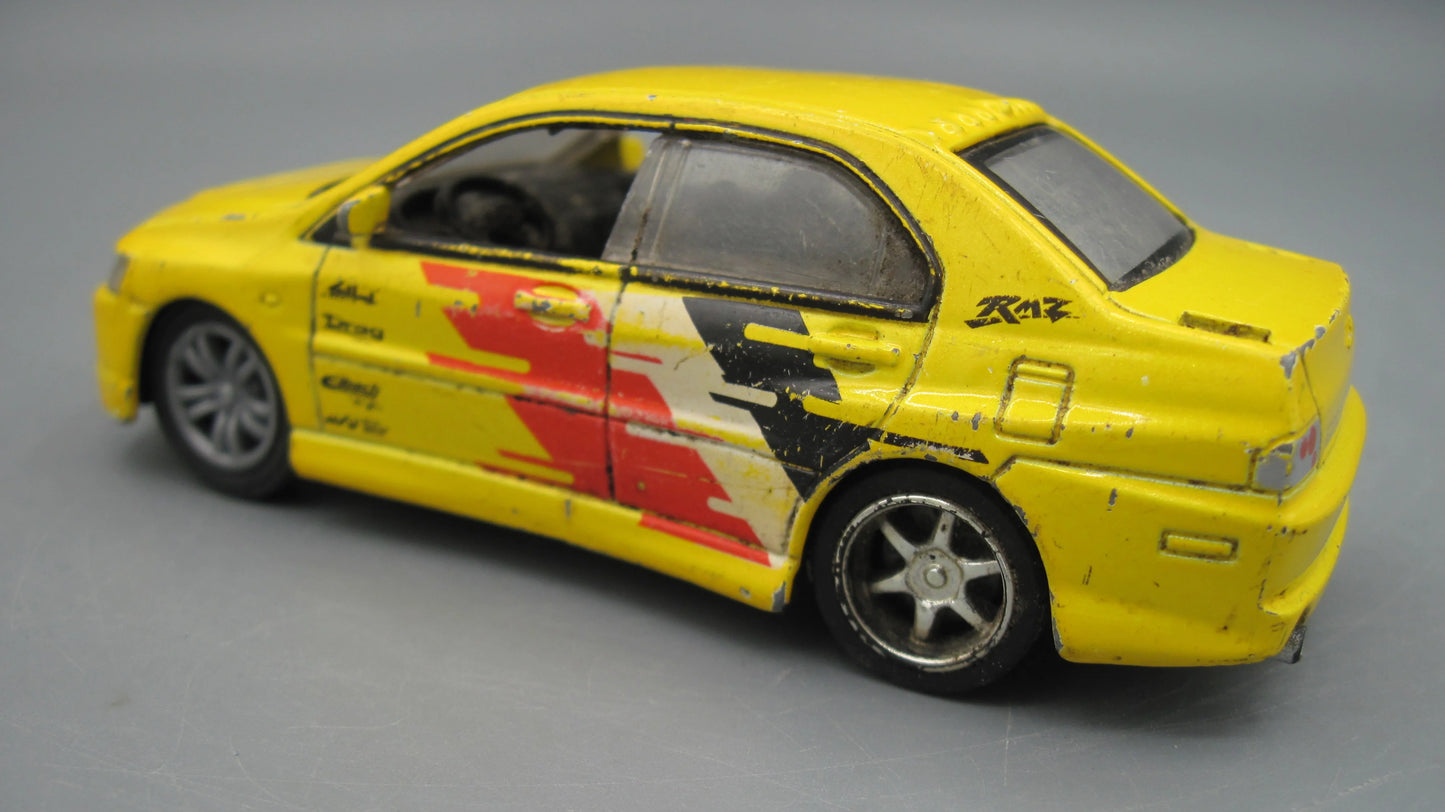 Unbranded   Mitsubishi Lancer Evolution IX  Yellow