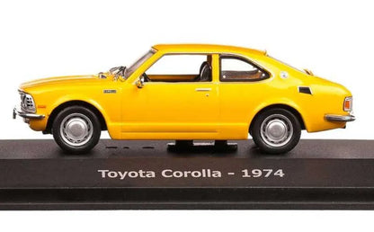 Altaya   Toyota Corolla 1974 Yellow Unforgettable Cars