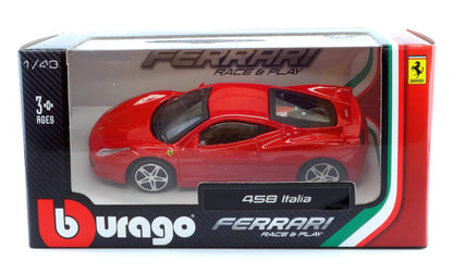 Bburago  Race & Play Ferrari 458 Italia  Red