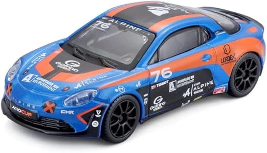 Bburago  Race & Play Alpine A110 Cup  Blue, Orange