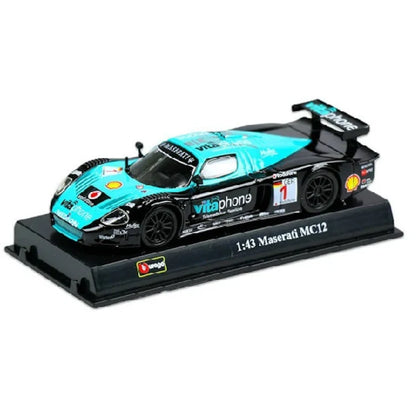Bburago   Maserati MC12  Black & Blue Race