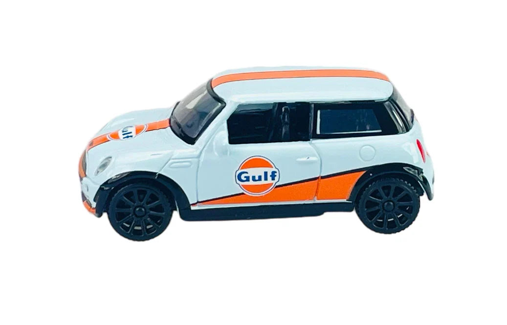 Motor Max  Gulf Mini Cooper  Blue, Orange