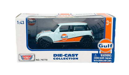 Motor Max  Gulf Mini Cooper  Blue, Orange