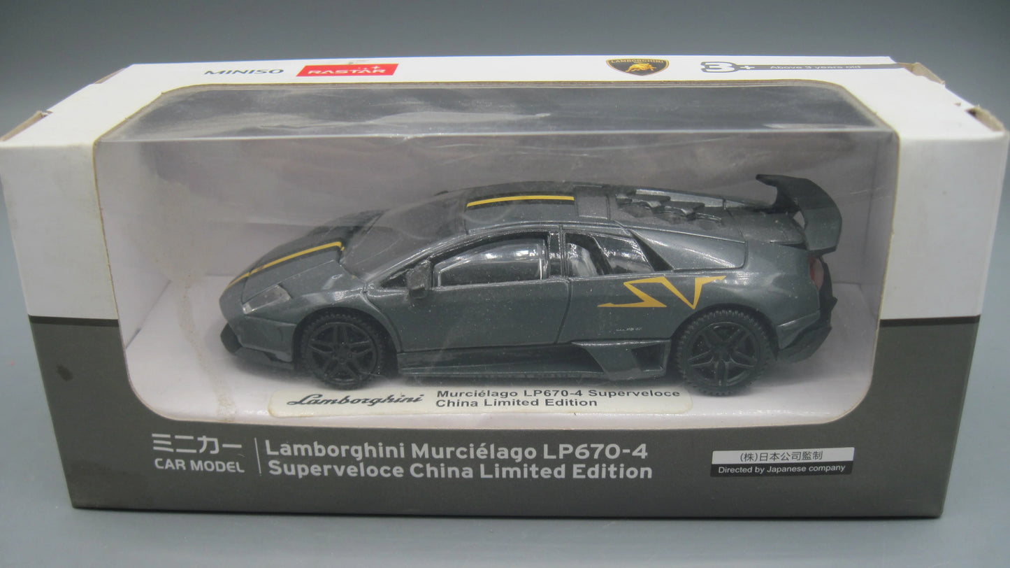 Miniso  Rastar Lamborghini LP 670-4 Superveloce  Grey