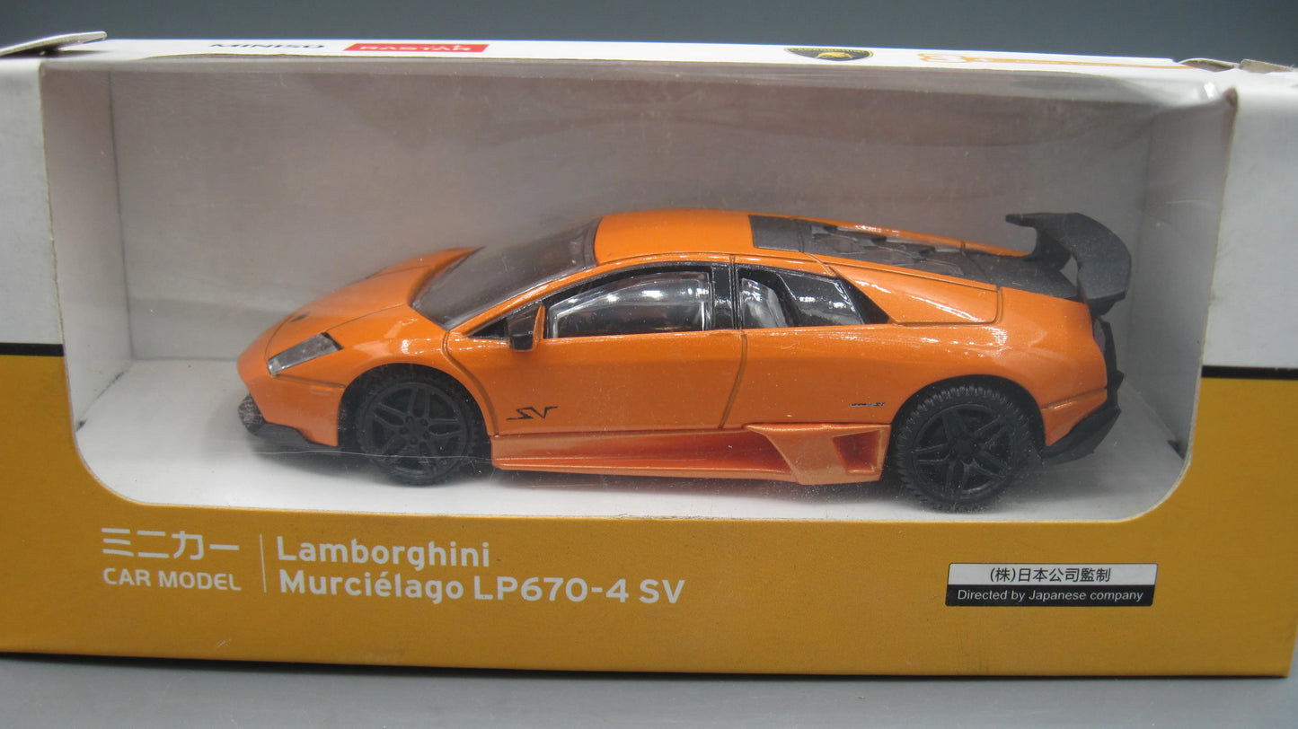 Miniso  Rastar Lamborghini Murcielago LP670-4 SV  Orange