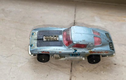 Corgi  Vintage Chevrolet Stingray 1970 Silver Whizz Wheels