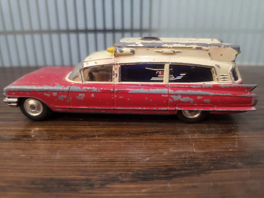 Corgi   Cadillac Superior Ambulance  Red & Beige