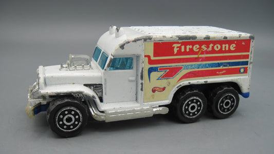 Hot Wheels   Mattel Hauler Firestone  White