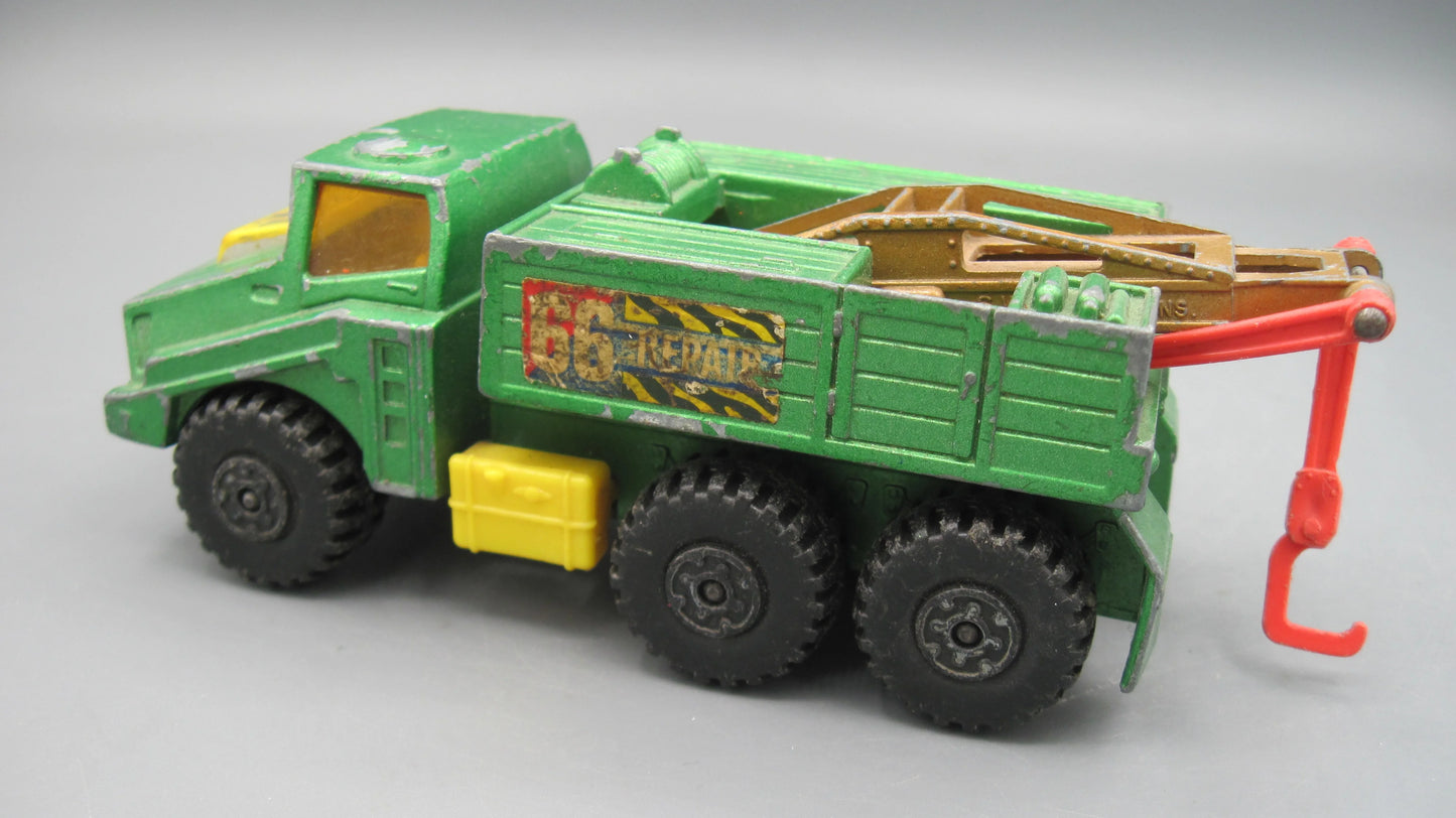 Matchbox    K-110 Recovery Vehicle  Green