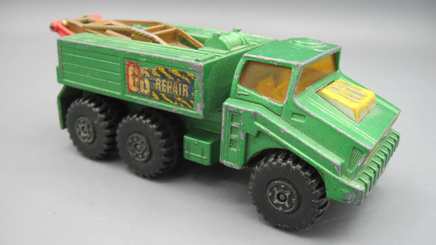 Matchbox    K-110 Recovery Vehicle  Green