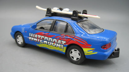 Realtoy   Mercedes-Benz E-Class with Surfing Boat  Blue