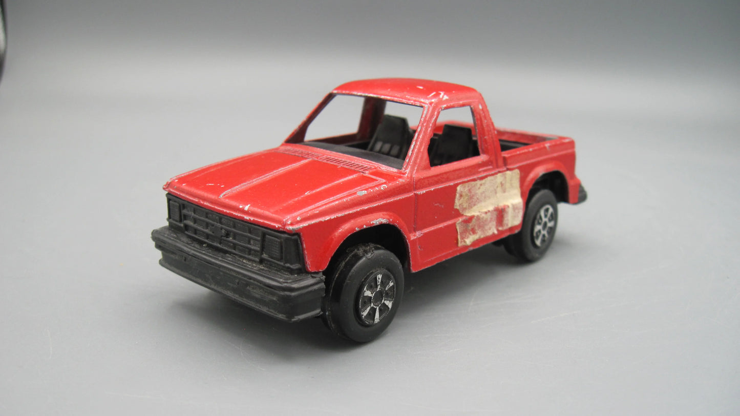Tootsie Toy   Chevrolet S-10 Pickup truck  Red