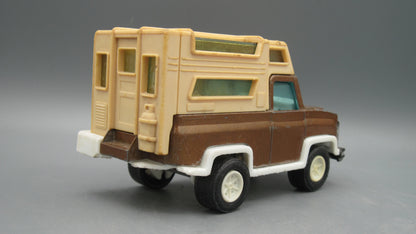 Tootsie Toy     Strombecker Camper Pick-Up Truck  Brown