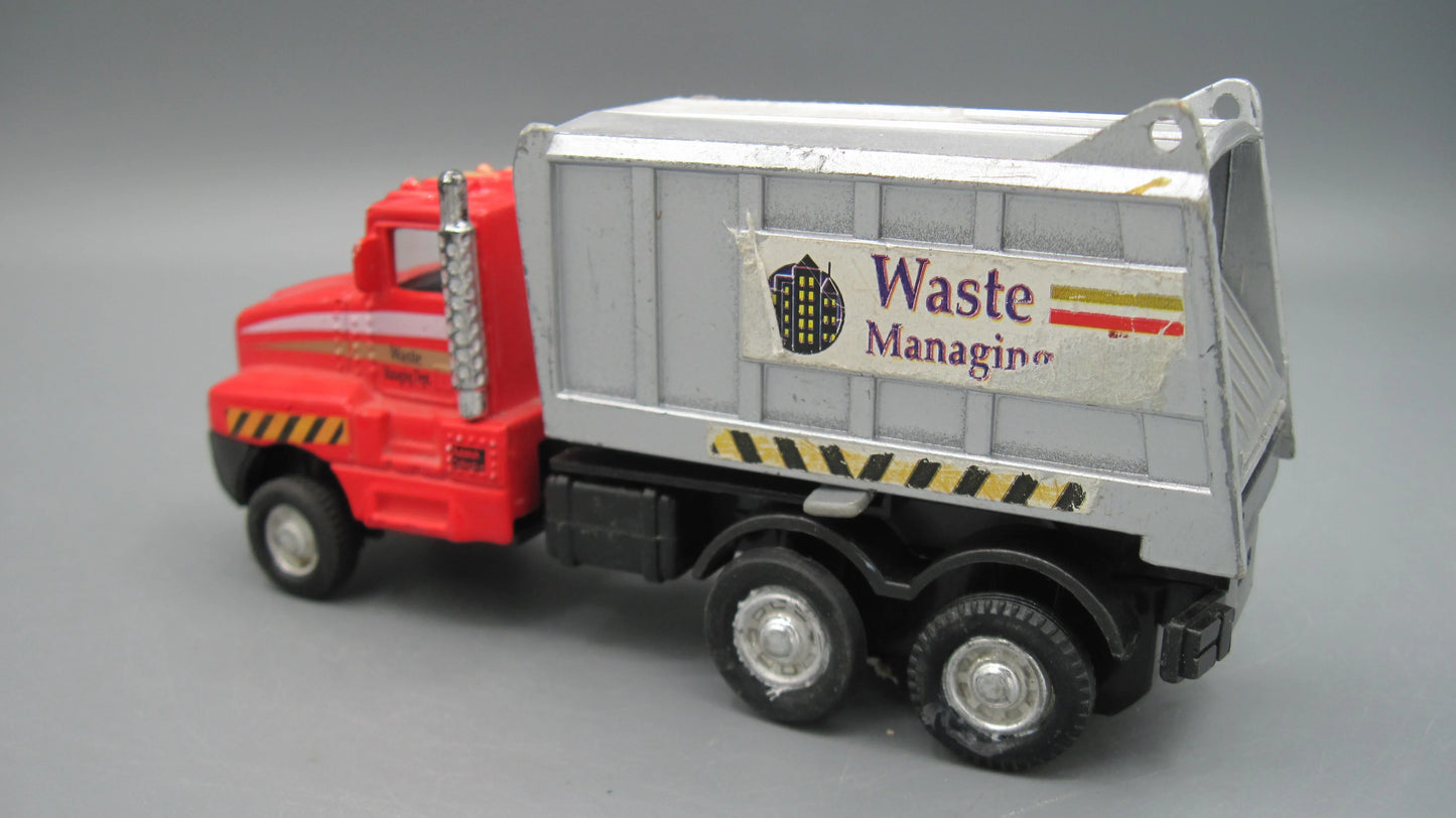 Unbranded    Sanitation Truck  Red & Silver