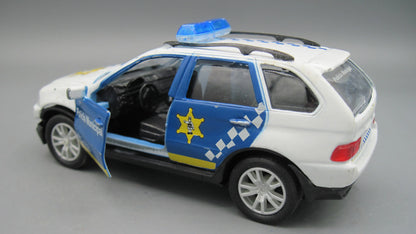 Unbranded    Municipal Police car  White & Blue