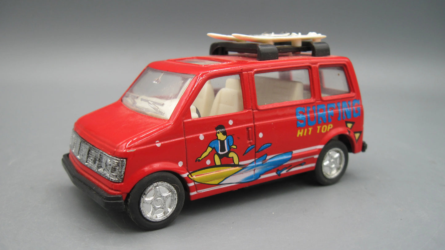 Unbranded   Chevrolet Van with Surfing Boats  Red
