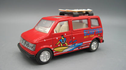Unbranded   Chevrolet Van with Surfing Boats  Red