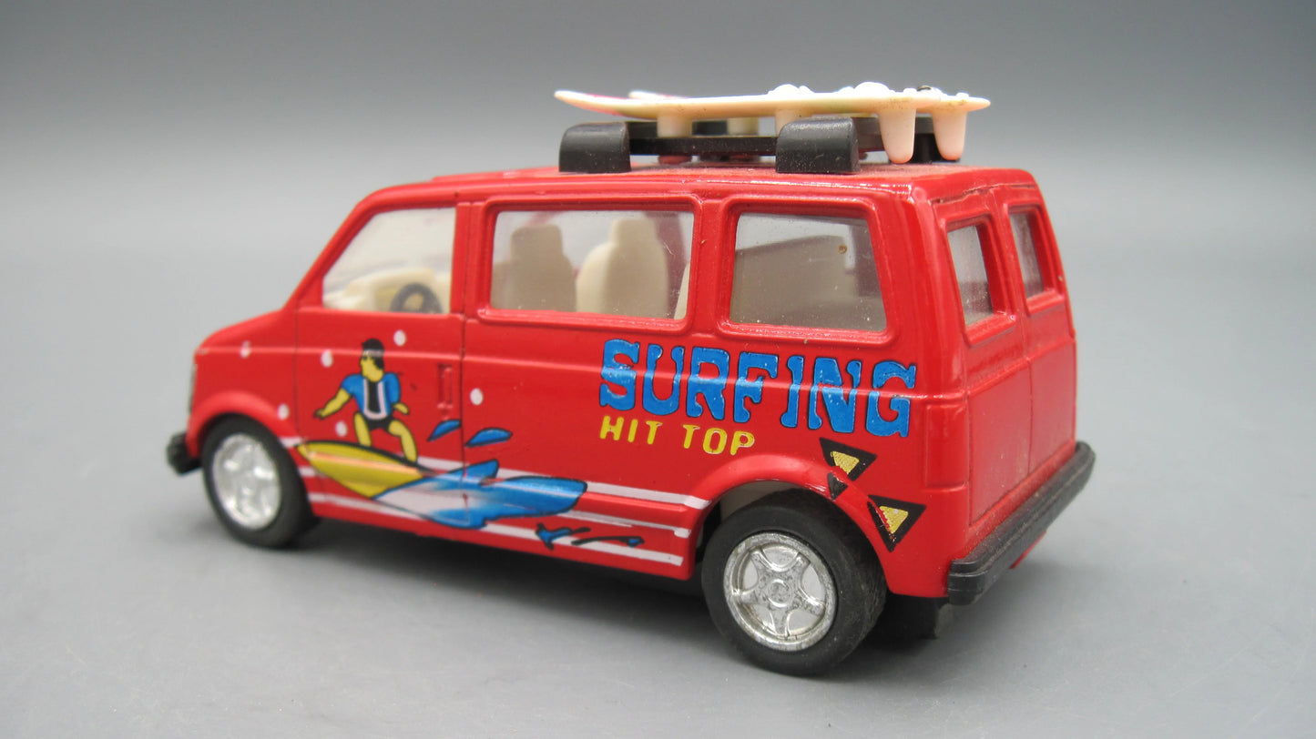 Unbranded   Chevrolet Van with Surfing Boats  Red