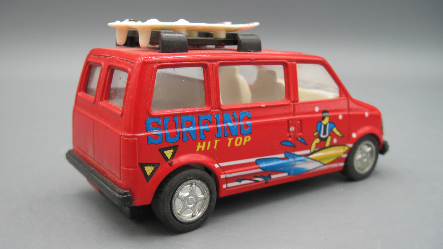 Unbranded   Chevrolet Van with Surfing Boats  Red