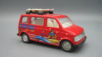 Unbranded   Chevrolet Van with Surfing Boats  Red