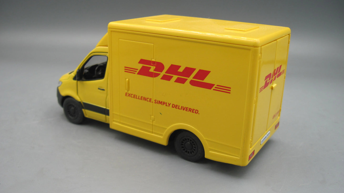 Kinsmart   Mercedes Benz DHL - Sprinter  Yellow DHL Delivery Van