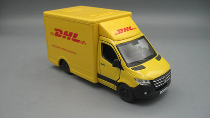 Kinsmart   Mercedes Benz DHL - Sprinter  Yellow DHL Delivery Van