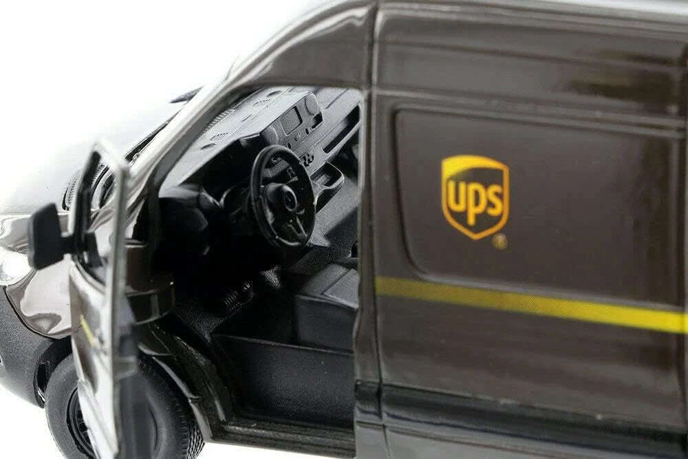 Kinsmart   Mercedes Benz UPS - Sprinter  Brown UPS Delivery Van