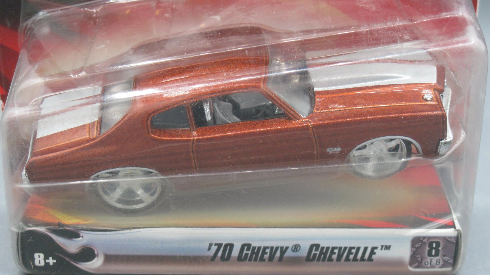 Hot Wheels   Chevrolet Chevelle 1970 Brown & White G Machines
