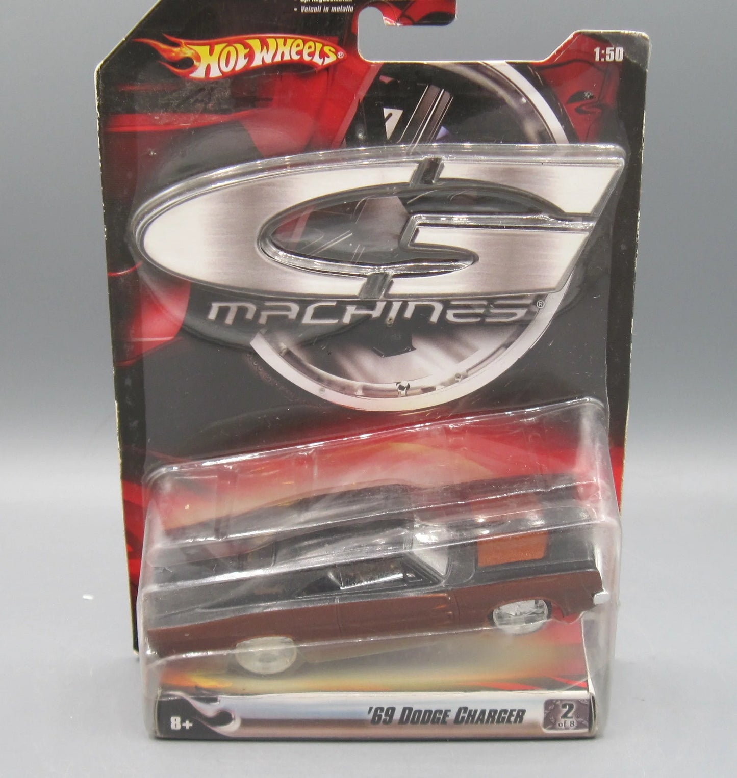 Hot Wheels   Dodge Charger 1969 Brown & Black G Machines