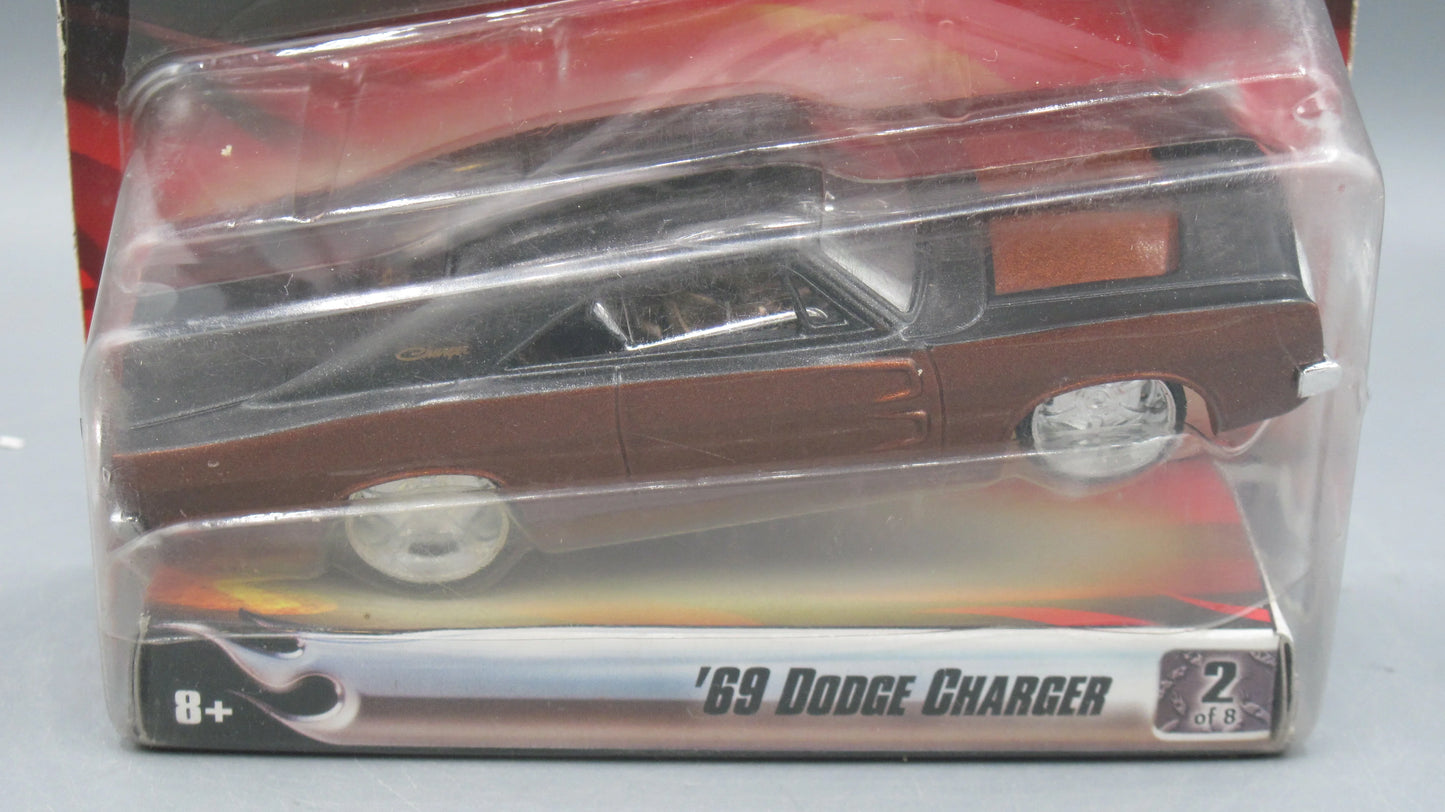 Hot Wheels   Dodge Charger 1969 Brown & Black G Machines