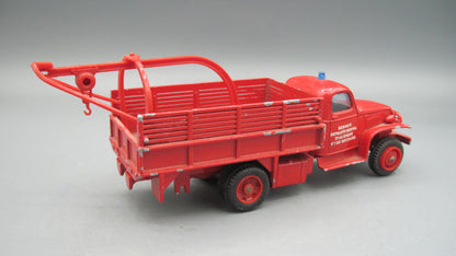 Solido   GMC Fire Truck With Crane  Red