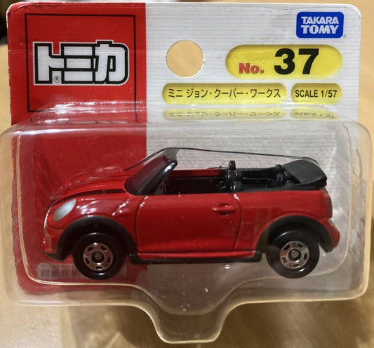 Tomy Takara  Mini Cooper JCW 2017 Red,Black 37