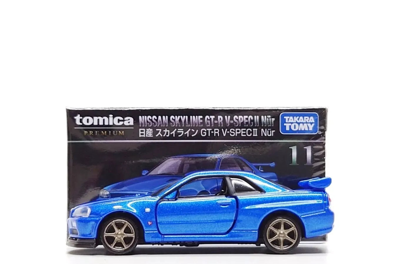 Tomy Premium Edition  Nissan  Skyline GT-R V-Spec II Nur  Blue 11