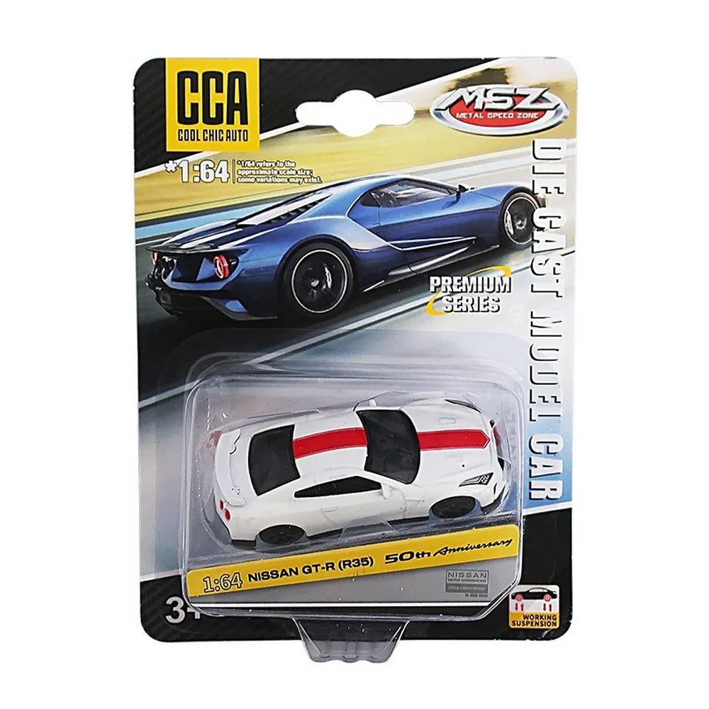 CCA  Premium Series Nissan GT-R (R35)  White 50th Anniversary Edition