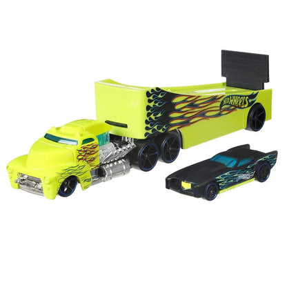 Hot Wheels  Hauler Rock N' Race  Rock N' Race - (Set of Hauler + Car)  Green