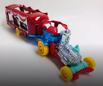 Hot Wheels  Hauler Car-Nival Steamer  Car-Nival Steamer - (Set of Hauler + Car)  Red