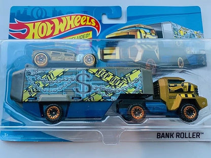 Hot Wheels  Hauler Bank Roller  Bank Roller - (Set of Hauler + Car)  Copper & Steel