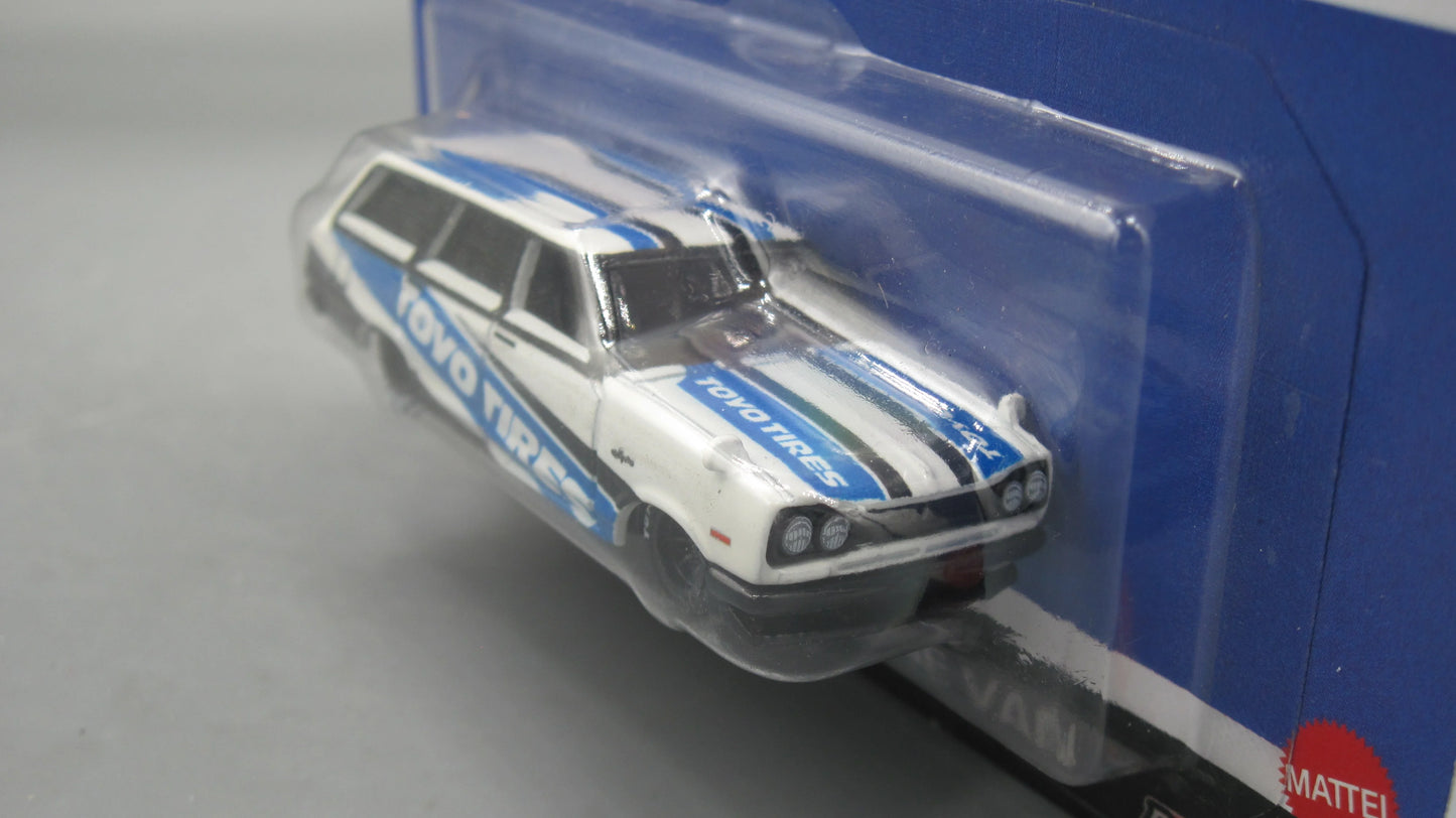 Hotwheels  Premium Nissan Skyline Van  White, Blue Toyo Tires