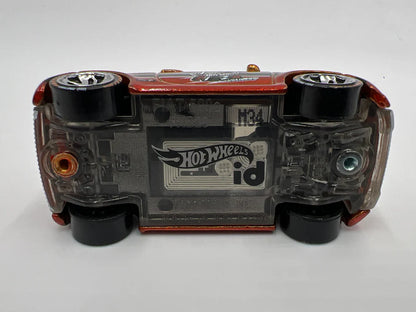 Hotwheels  HW Metro Fiat 500 E - Includes NFC Scan Chip  Orange Hotwheels ID - NFC