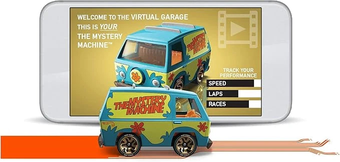 Hotwheels  HW Screen Time The Mystery Machine The Mystery Machine - Includes NFC Scan Chip  Blue Hotwheels ID - NFC