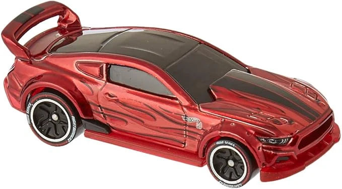 Hotwheels  Night Burnerz Ford Mustang - Includes NFC Scan Chip 2015 Red Hotwheels ID - NFC