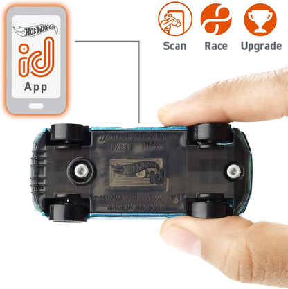 Hotwheels  Moving Forward Jaguar I-Pace - Includes NFC Scan Chip  Green Hotwheels ID - NFC