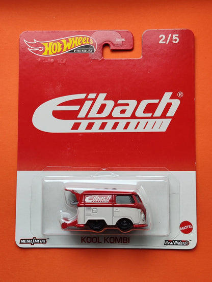 Hot Wheels  Premium Volkswagen Kool Kombi  Red Eibach