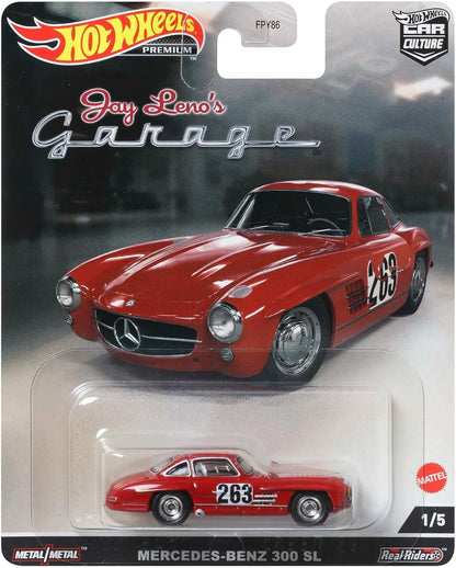 Hot Wheels  Premiere Edition Mercedes Benz 300 SL  Red Jay Leno's Garage