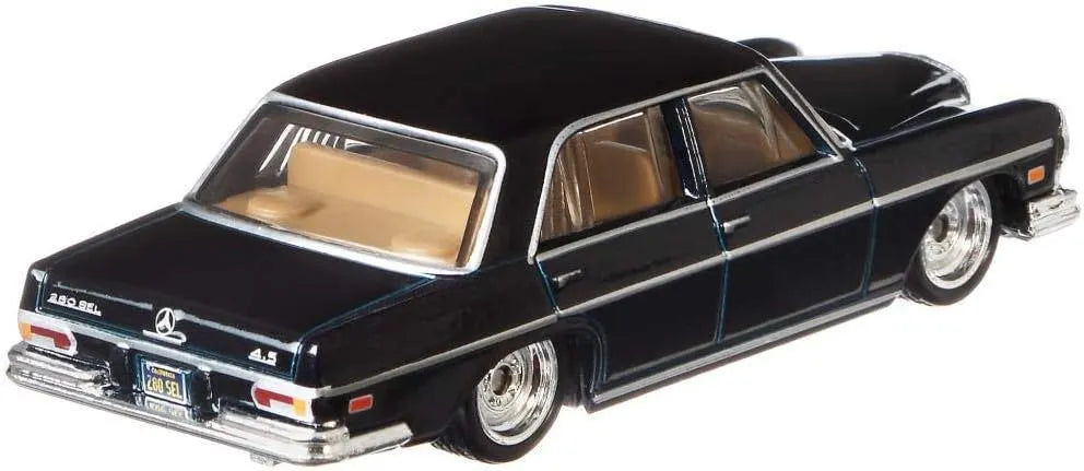 Hot Wheels Premium Edition  Mercedes Benz 280 SEL 1972 Black 