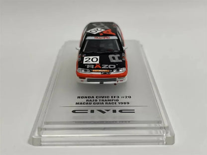 Inno 64   Honda Civic EF3 # 20 Razo Trampio 1989 Black, Red Macau Guia Race