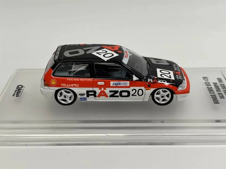 Inno 64   Honda Civic EF3 # 20 Razo Trampio 1989 Black, Red Macau Guia Race