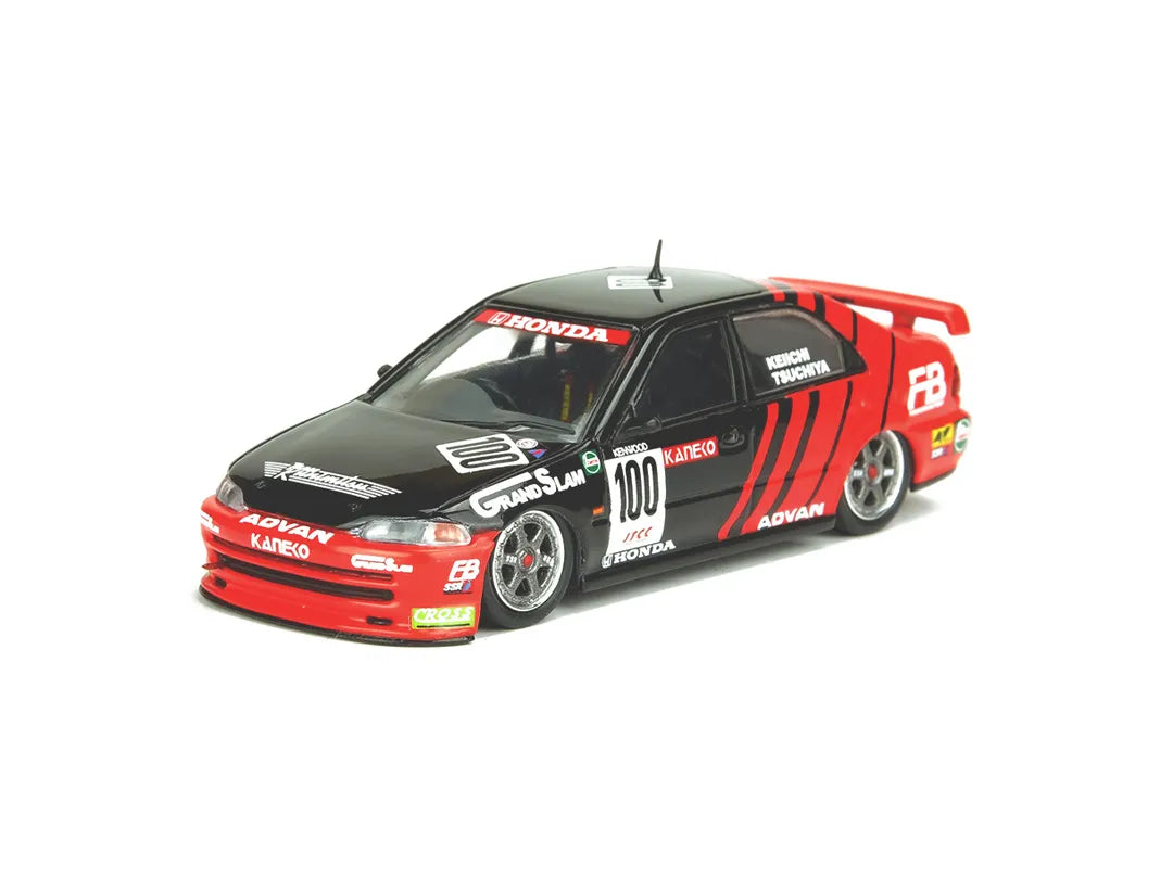 Inno 64   Honda Civic Ferio # 100 1995 Black, Red Advan - JTCC