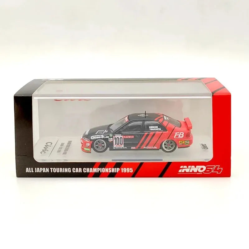 Inno 64   Honda Civic Ferio # 100 1995 Black, Red Advan - JTCC