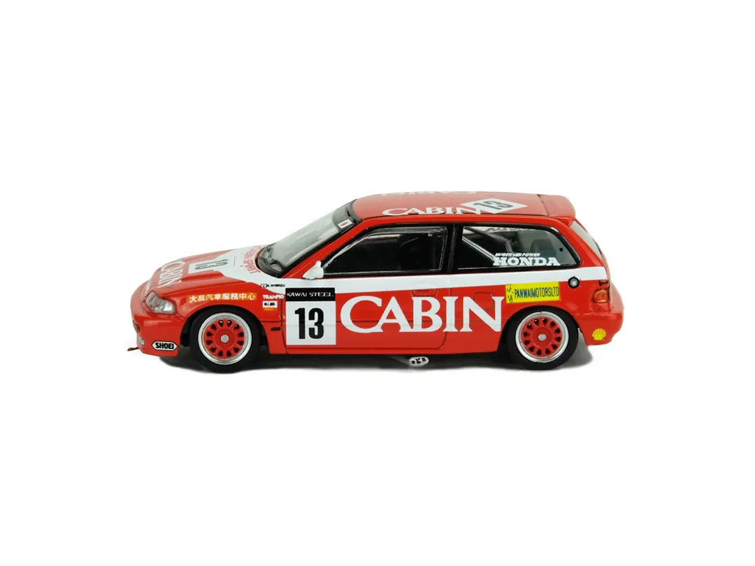 Inno 64   Honda Civic EF3 # 13 1988 Red Team Cabin - Macau Guia Race